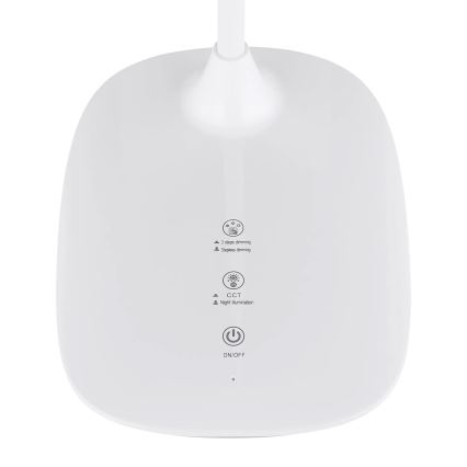 Globo - LED prigušiva dodirna stona lampa LED/9W/230V 3000K/4000K/6500K CRI 90 bela