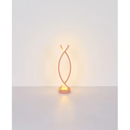 Globo - LED prigušiva dodirna stona lampa LED/1W/3,7V 3000K 1800 mAh USB ružičasta