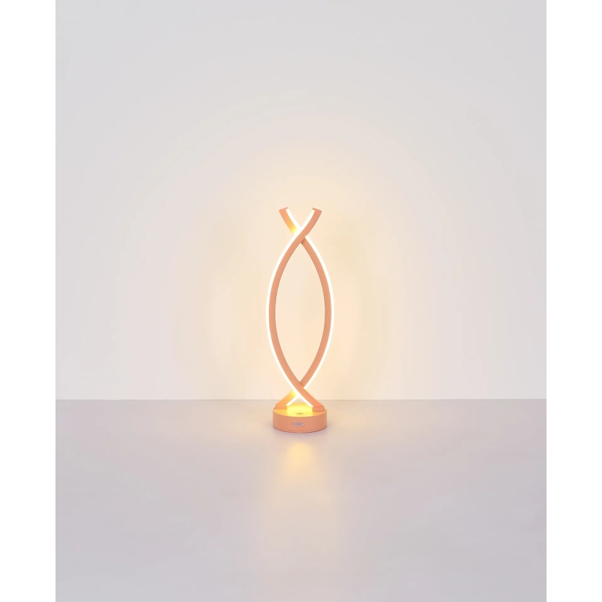 Globo - LED prigušiva dodirna stona lampa LED/1W/3,7V 3000K 1800 mAh USB ružičasta