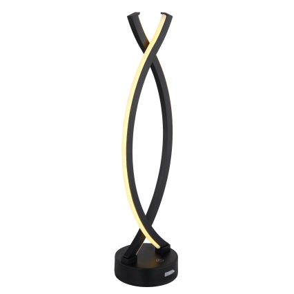 Globo - LED prigušiva stona lampa na dodir LED/1W/3,7V 3000K 1800 mAh USB crna