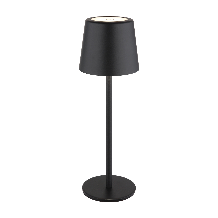 Globo - prigušiva LED spoljna stona lampa sa dodirom LED/2W/5V 3000/4000/6000K 2200 mAh IP44 crna