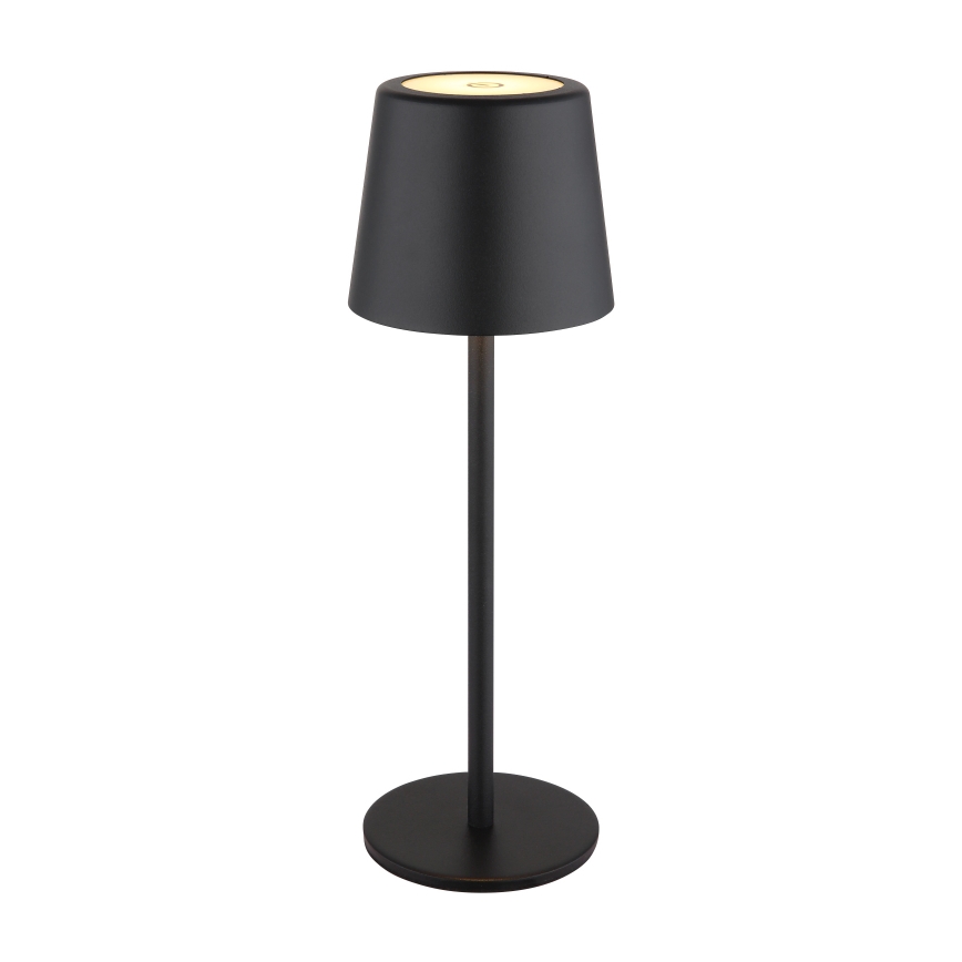 Globo - prigušiva LED spoljna stona lampa sa dodirom LED/2W/5V 3000/4000/6000K 2200 mAh IP44 crna