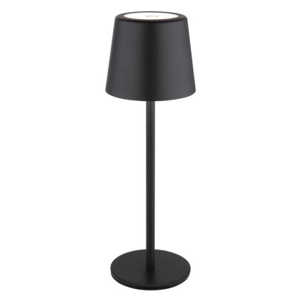 Globo - prigušiva LED spoljna stona lampa sa dodirom LED/2W/5V 3000/4000/6000K 2200 mAh IP44 crna
