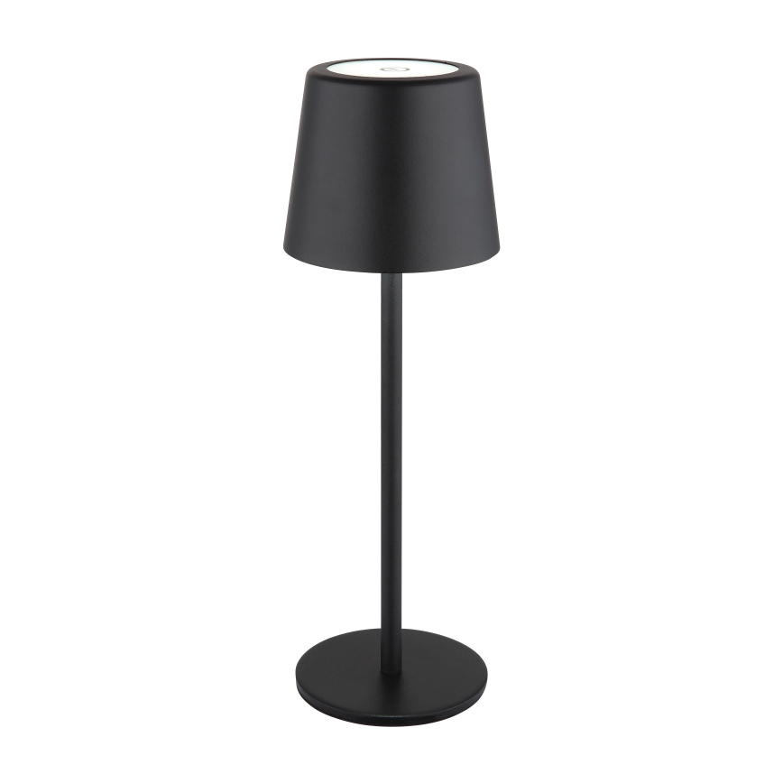 Globo - prigušiva LED spoljna stona lampa sa dodirom LED/2W/5V 3000/4000/6000K 2200 mAh IP44 crna