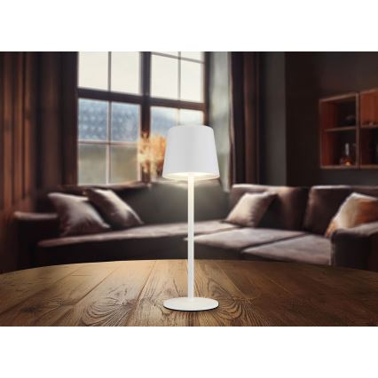 Globo - LED prigušiva spoljašnja dodirna stona lampa LED/2W/5V 3000/4000/6000K 2200 mAh IP44 bela