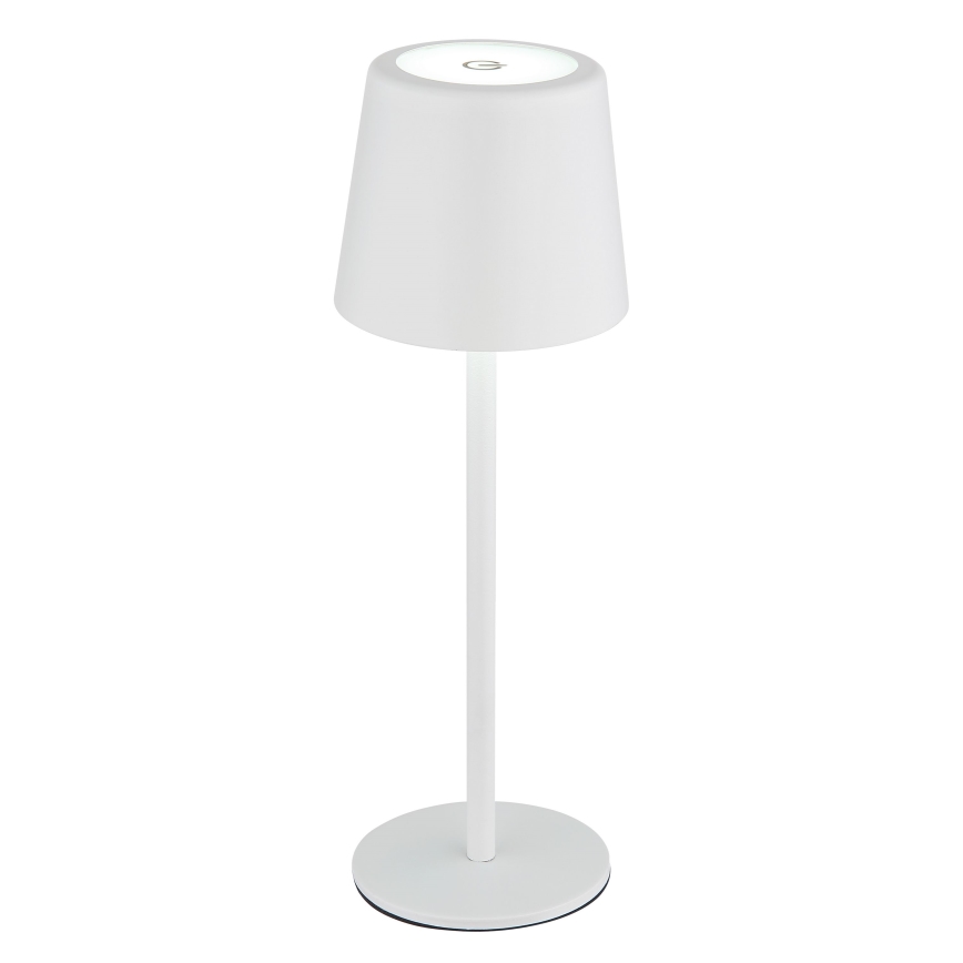 Globo - LED prigušiva spoljašnja dodirna stona lampa LED/2W/5V 3000/4000/6000K 2200 mAh IP44 bela
