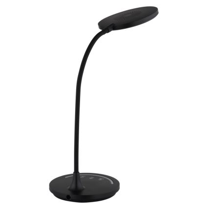 Globo - LED prigušiva fleksibilna dodirna stona lampa LED/12W/230V 3000/4000/6500K CRI 90 crna