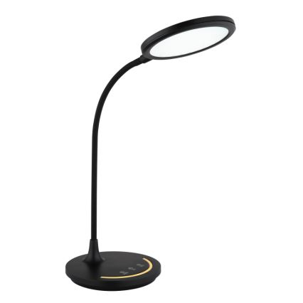 Globo - LED prigušiva fleksibilna dodirna stona lampa LED/12W/230V 3000/4000/6500K CRI 90 crna