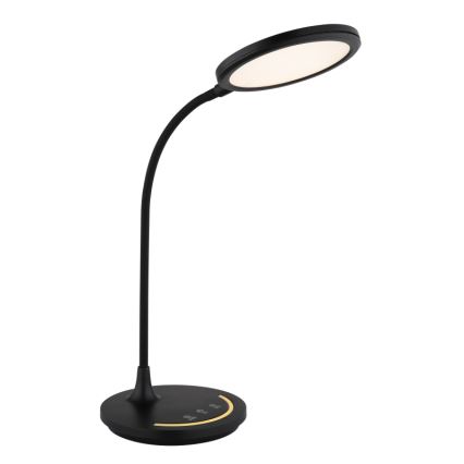 Globo - LED prigušiva fleksibilna dodirna stona lampa LED/12W/230V 3000/4000/6500K CRI 90 crna