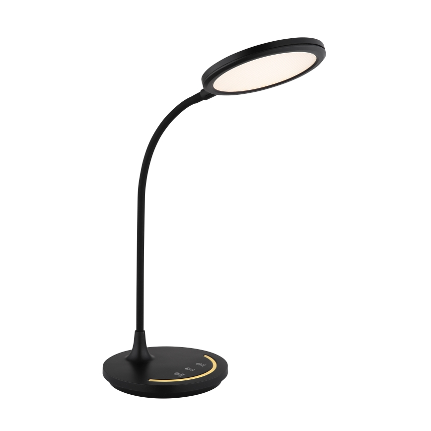 Globo - LED prigušiva fleksibilna dodirna stona lampa LED/12W/230V 3000/4000/6500K CRI 90 crna