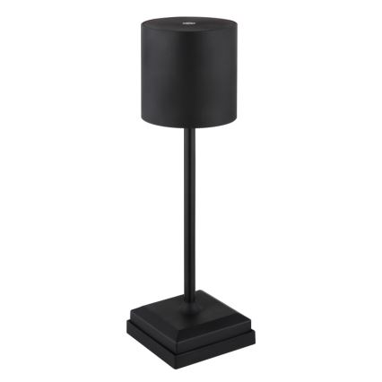 Globo - LED prigušiva dodirna punjiva stona lampa LED/1,5W/5V 2200 mAh crna