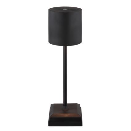 Globo - LED prigušiva dodirna punjiva stona lampa LED/1,5W/5V 2200 mAh crna