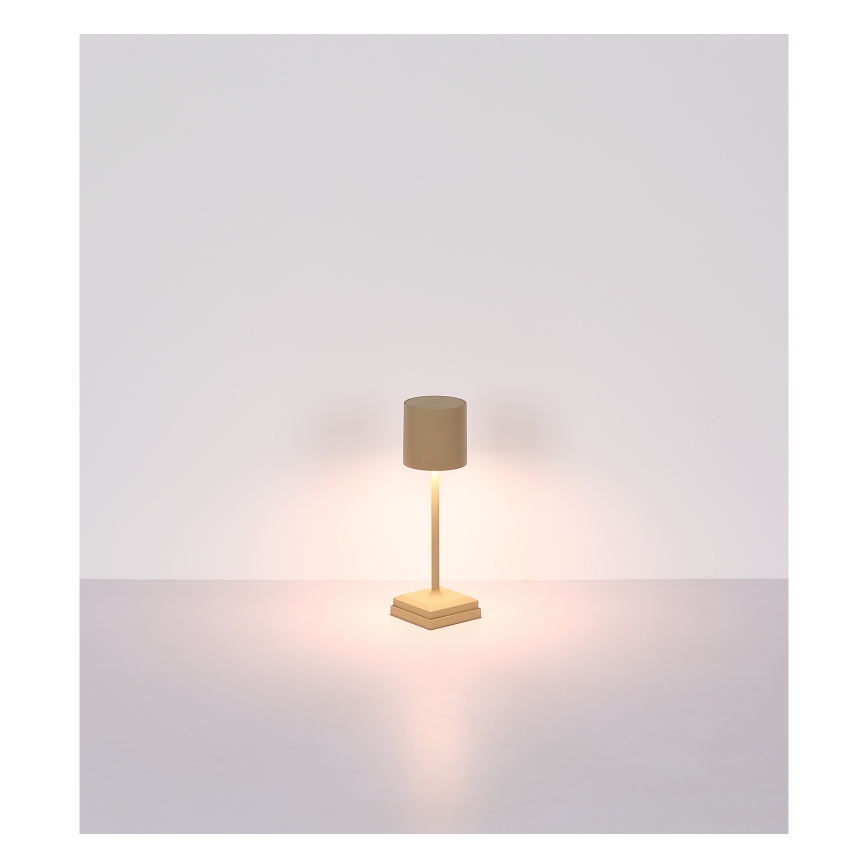 Globo - LED prigušiva dodirna punjiva stona lampa LED/1,5W/5V 2200 mAh bež