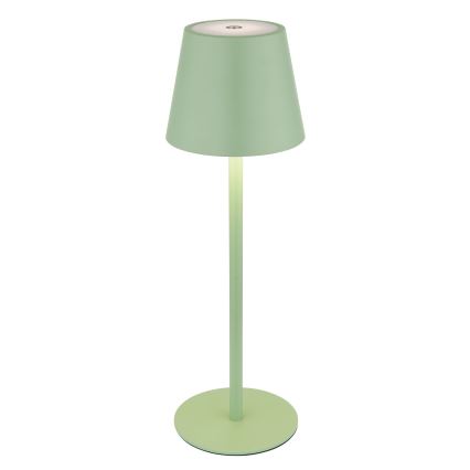 Globo - LED prigušiva dodirna punjiva spoljašnja stona lampa 3u1 LED/3W/5V 3000/4000/5000K IP54 1800 mAh zelena