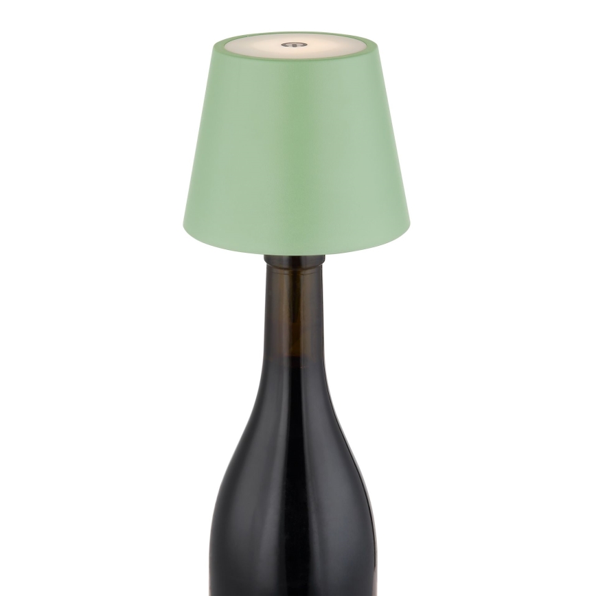 Globo - LED prigušiva dodirna punjiva spoljašnja stona lampa 3u1 LED/3W/5V 3000/4000/5000K IP54 1800 mAh zelena