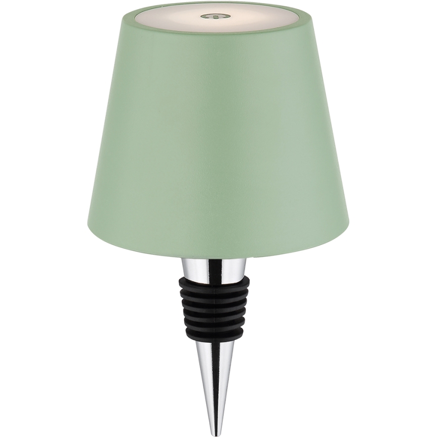 Globo - LED prigušiva dodirna punjiva spoljašnja stona lampa 3u1 LED/3W/5V 3000/4000/5000K IP54 1800 mAh zelena