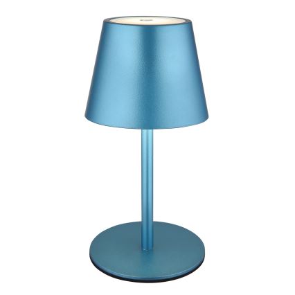 Globo - LED prigušiva dodirna punjiva stona lampa za spoljašnju upotrebu 3u1 LED/3W/5V 3000/4000/5000K IP54 1800 mAh plava