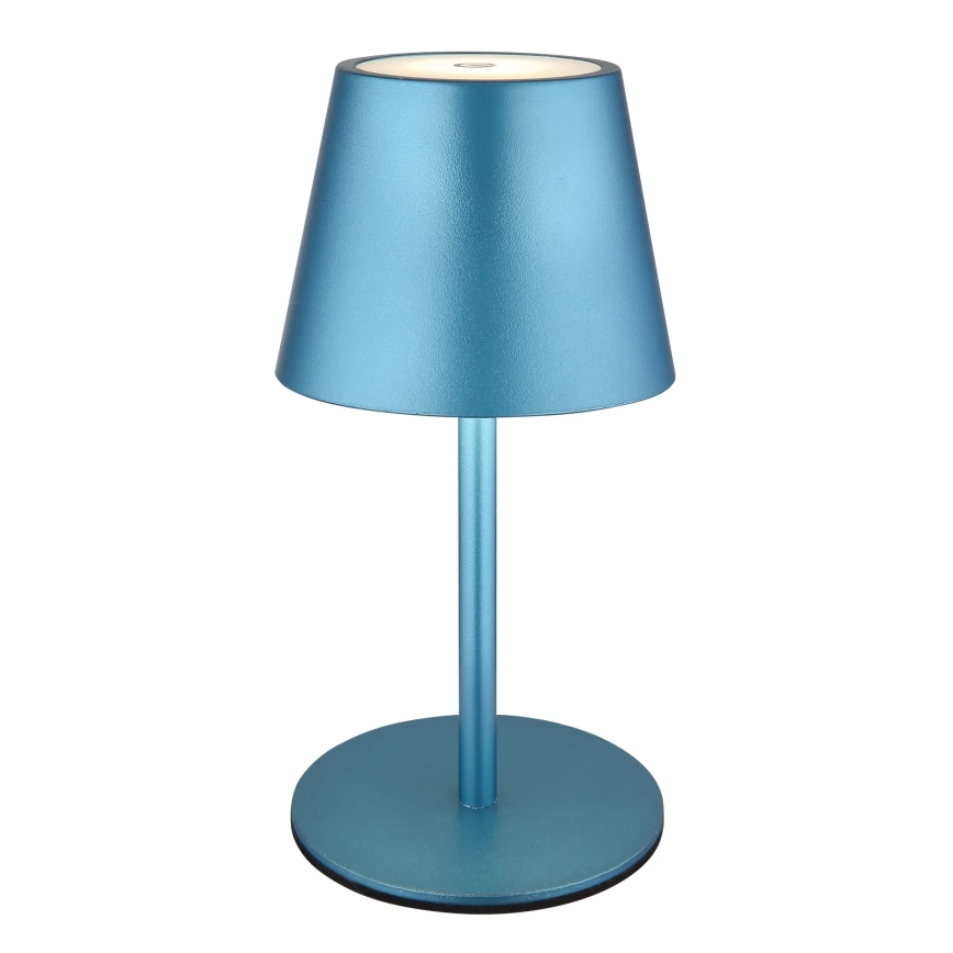 Globo - LED prigušiva dodirna punjiva stona lampa za spoljašnju upotrebu 3u1 LED/3W/5V 3000/4000/5000K IP54 1800 mAh plava