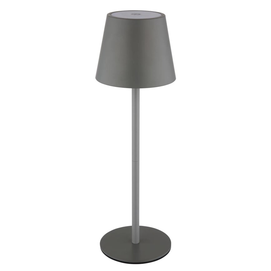 Globo - LED prigušiva dodirna punjiva spoljašnja stona lampa 3 u 1 LED/3W/5V 3000/4000/5000K IP54 1800 mAh siva
