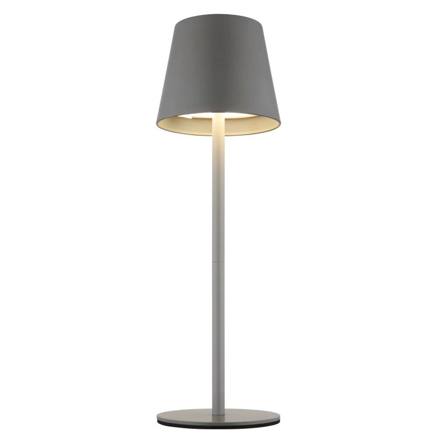 Globo - LED prigušiva dodirna punjiva spoljašnja stona lampa 3 u 1 LED/3W/5V 3000/4000/5000K IP54 1800 mAh siva