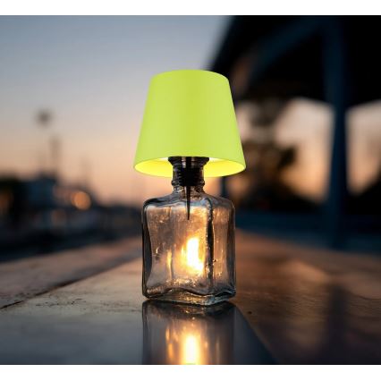 Globo - prigušiva dodirna LED punjiva spoljašnja stona lampa 3u1 LED/3W/5V 3000/4000/5000K IP54 1800 mAh zelena