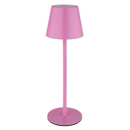 Globo - LED prigušiva stona lampa na dodir, punjiva, za spoljašnju upotrebu, 3u1 LED/3W/5V 3000/4000/5000K IP54 1800 mAh ružičasta