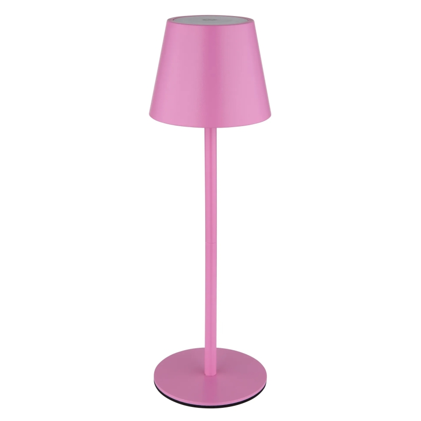 Globo - LED prigušiva stona lampa na dodir, punjiva, za spoljašnju upotrebu, 3u1 LED/3W/5V 3000/4000/5000K IP54 1800 mAh ružičasta