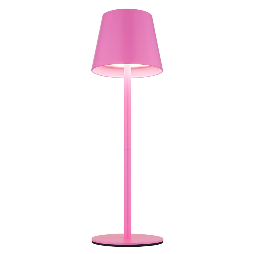 Globo - LED prigušiva stona lampa na dodir, punjiva, za spoljašnju upotrebu, 3u1 LED/3W/5V 3000/4000/5000K IP54 1800 mAh ružičasta