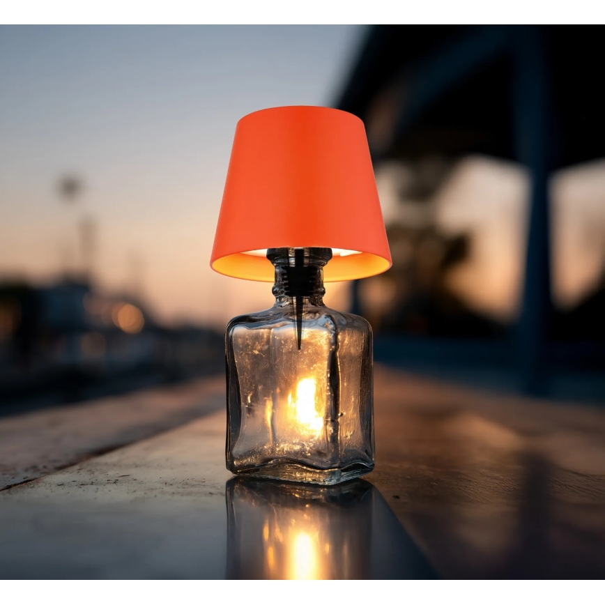 Globo - LED prigušiva dodirna punjiva stona lampa za spoljašnju upotrebu 3u1 LED/3W/5V 3000/4000/5000K IP54 1800 mAh crvena