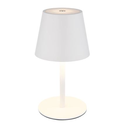 Globo - LED stona lampa za spoljašnju upotrebu, prigušiva, na dodir, punjiva, 3u1, LED/3W/5V, 3000/4000/5000K, IP54, 1800 mAh, bela