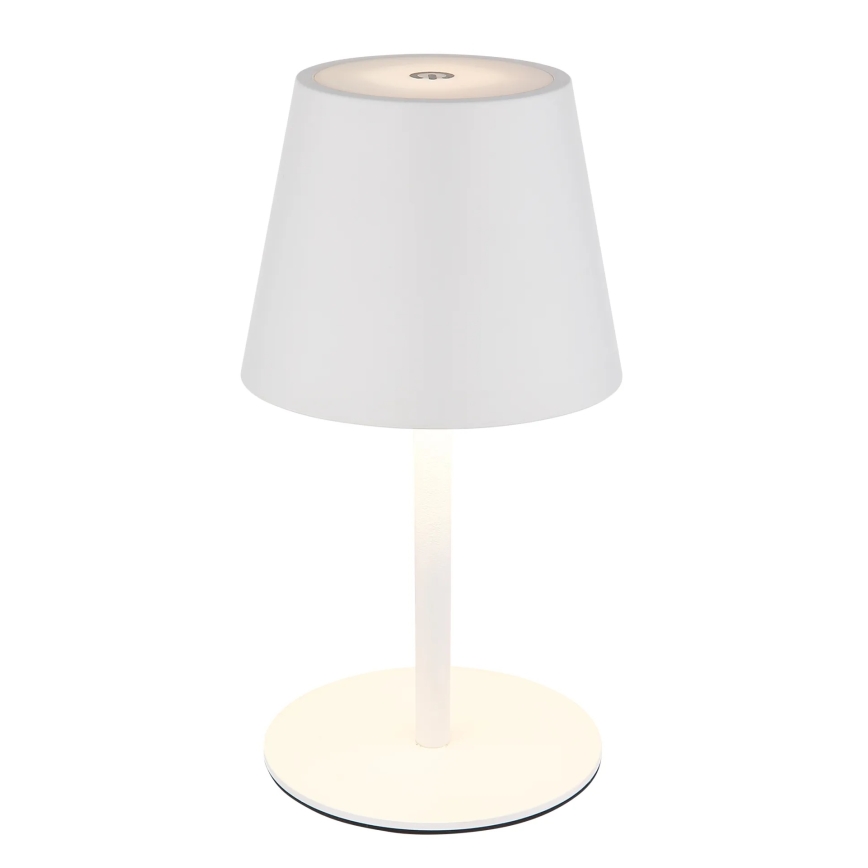 Globo - LED stona lampa za spoljašnju upotrebu, prigušiva, na dodir, punjiva, 3u1, LED/3W/5V, 3000/4000/5000K, IP54, 1800 mAh, bela