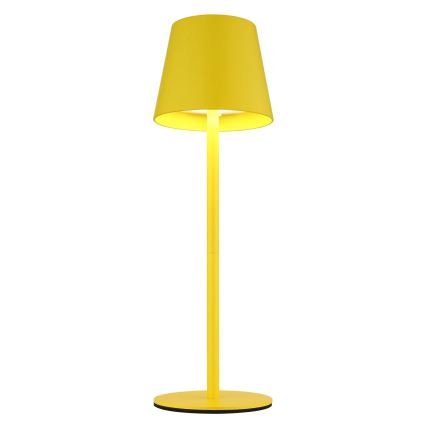 Globo - LED prigušiva dodirna punjiva spoljašnja stona lampa 3u1 LED/3W/5V 3000/4000/5000K IP54 1800 mAh žuta