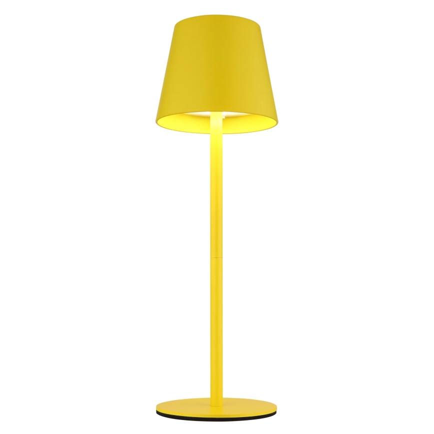 Globo - LED prigušiva dodirna punjiva spoljašnja stona lampa 3u1 LED/3W/5V 3000/4000/5000K IP54 1800 mAh žuta