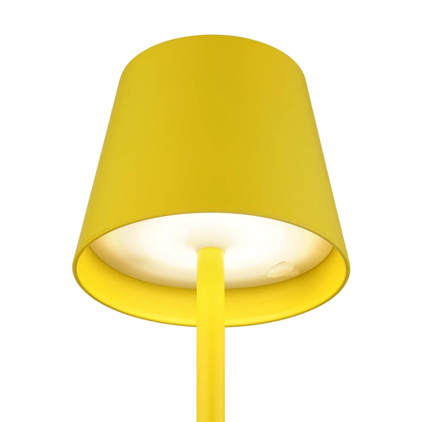 Globo - LED prigušiva dodirna punjiva spoljašnja stona lampa 3u1 LED/3W/5V 3000/4000/5000K IP54 1800 mAh žuta