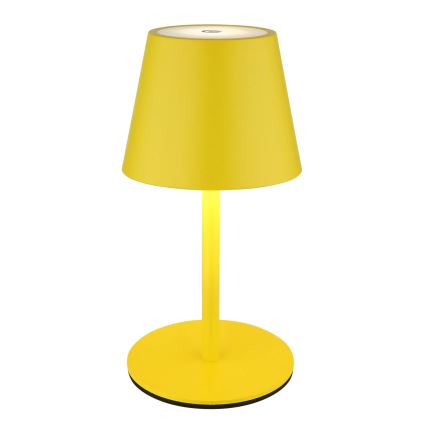 Globo - LED prigušiva dodirna punjiva spoljašnja stona lampa 3u1 LED/3W/5V 3000/4000/5000K IP54 1800 mAh žuta