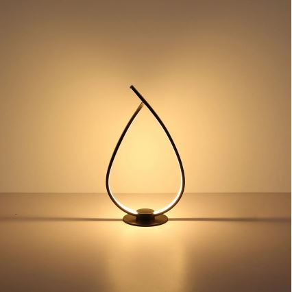 Globo - LED stona lampa LED/6W/230V crna