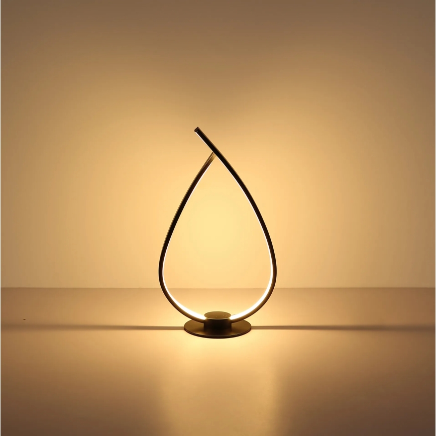 Globo - LED stona lampa LED/6W/230V crna