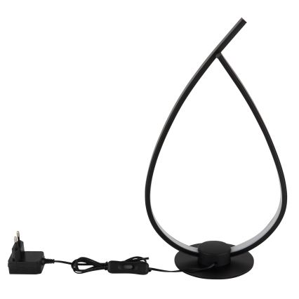 Globo - LED stona lampa LED/6W/230V crna