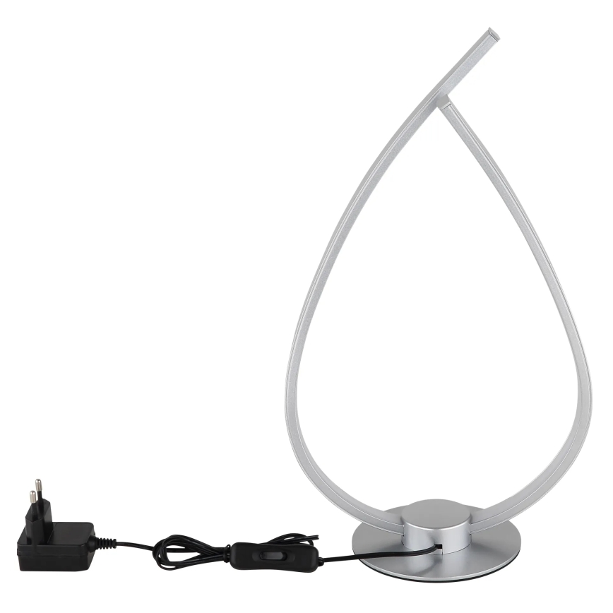 Globo - LED stona lampa LED/6W/230V srebrna