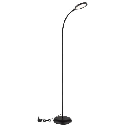 Globo - LED prigušiva dodirna podna lampa LED/8W/230V 2700K/4000K/6500K crna