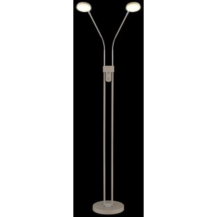 Globo - LED prigušiva podna lampa 2xLED/6,5W/230V 2700/3350/4000K bež