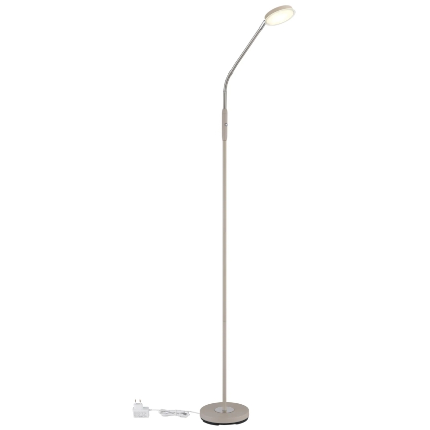 Globo - LED prigušiva dodirom podna lampa LED/6,5W/230V 2700/3350/4000K bež