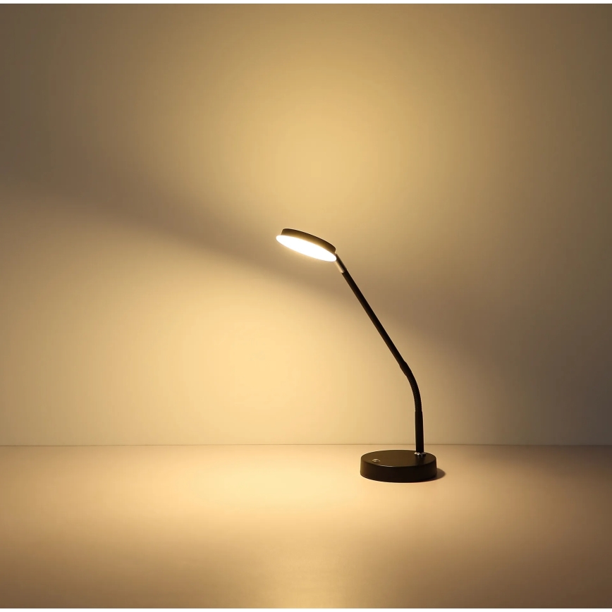 Globo - LED prigušiva dodirna stona lampa LED/6,5W/230V 2700/3350/4000K crna