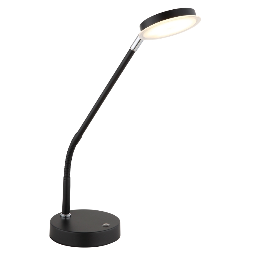 Globo - LED prigušiva dodirna stona lampa LED/6,5W/230V 2700/3350/4000K crna