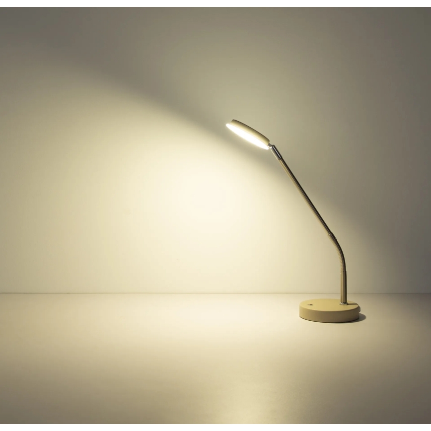 Globo - LED prigušiva dodirna stona lampa LED/6,5W/230V 2700/3350/4000K bež