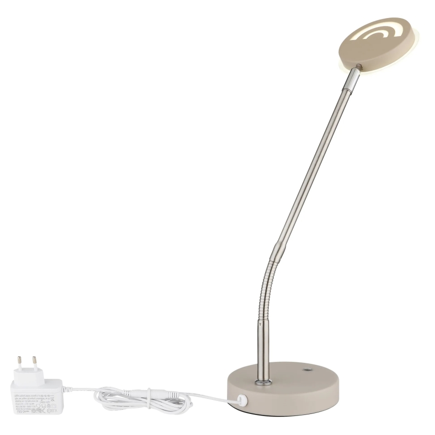 Globo - LED prigušiva dodirna stona lampa LED/6,5W/230V 2700/3350/4000K bež
