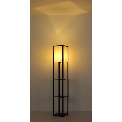 Globo - Stojeća lampa 1xE27/60W/230V crna
