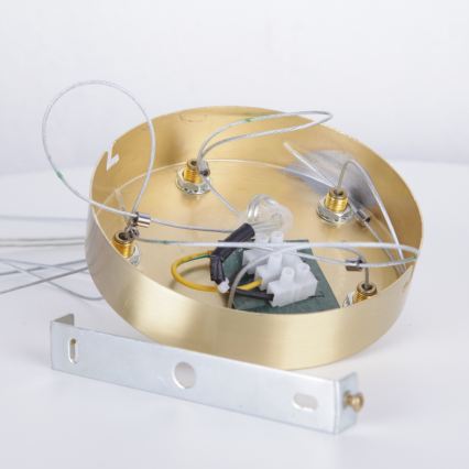 Globo - Luster na sajli 8xG9/8W/230V Ø 61 cm zlatna
