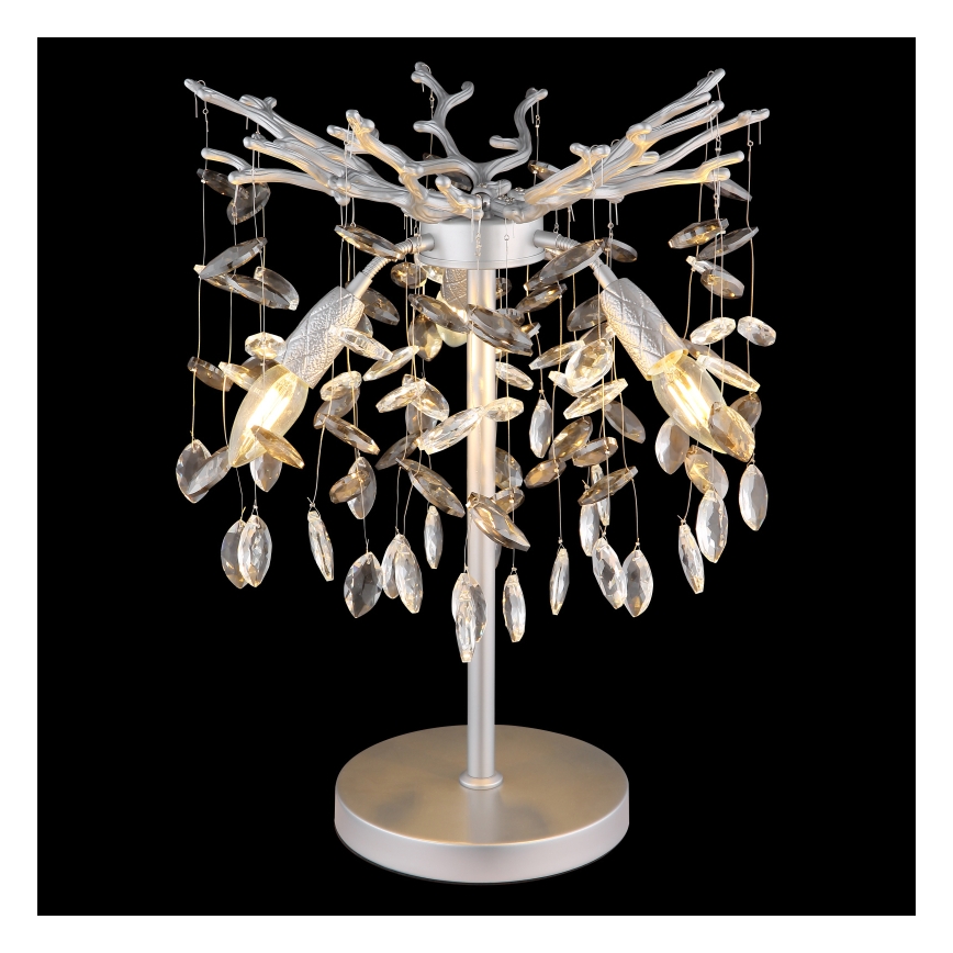 Globo - Stona lampa 3xE14/40W/230V srebrna