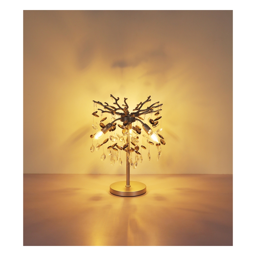 Globo - Stona lampa 3xE14/40W/230V srebrna